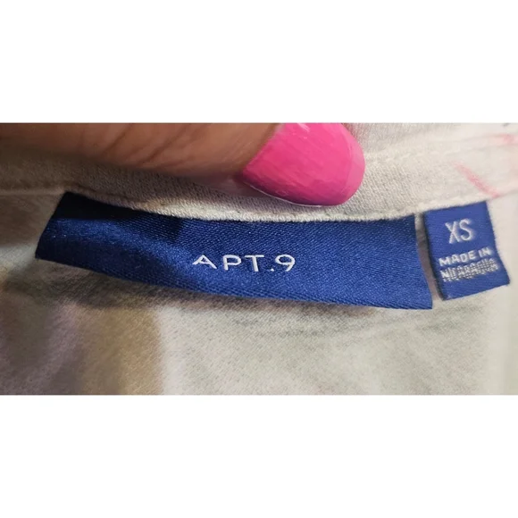 Apt. 9 Tropical Print Lace Up Side Sleeveless Top - Picture 8 of 9